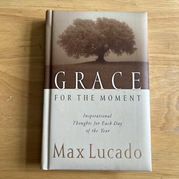Grace For The Moment Max Lucado Hardcover Book Inspirational Daily Devotional - Picture 1 of 8